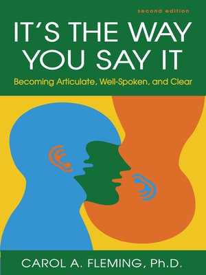 cover image of It's the Way You Say It